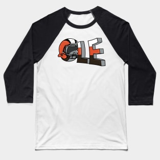 Cleveland Football 3D Baseball T-Shirt